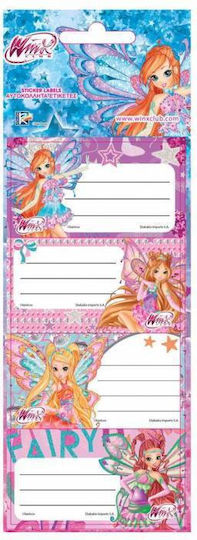 Diakakis Notizbuch-Etiketten Winx 100Stück