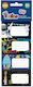 Luna 4 Blätter Notebook Etiketten 5x4cm 4 Stück