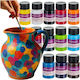 Maaleo Special Craft Paints for Glass 20ml 12pcs