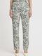Damen Stoff Hose mit Gummizug Embrime