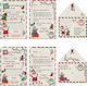 Greeting Cards Christmas 17x25cm 6pcs