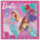 Barbie Χαρτοπετσέτες Ροζ 33x33εκ. 20τμχ