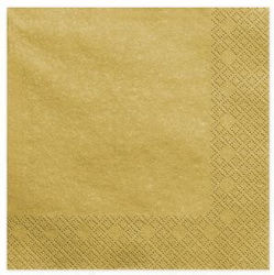 Party-Servietten 40x40cm Gold