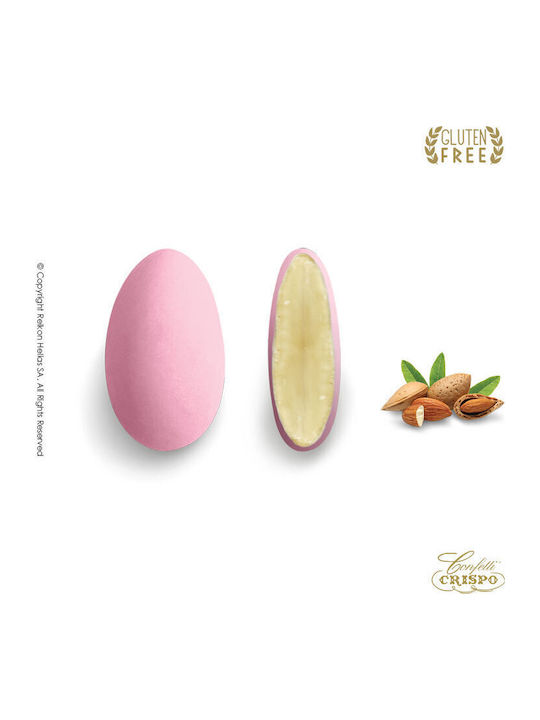 Confetti Crispo Pelatina Classic Jordan Almonds Pink 400gr
