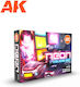 AK Interactive Σετ Χρώματα Μοντελισμού σε Κίτρινο χρώμα 17ml 6τμχ