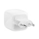 Belkin Charger GaN with 2 USB-C Ports and Cable USB-C - USB-C 67W Power Delivery Whites (BoostCharge Pro)