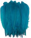 Dekorative Hellblaue Federn 15-20cm 8 Stück 28-01
