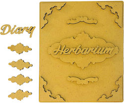 Stamperia Herbarium Silvae Diary Cover Wooden C...