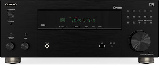 Onkyo TX-RZ30 Home Cinema Amplifier 4K/8K 9.2 Channels 150W/8Ω 180W/6Ω with HDR and Dolby Atmos Black