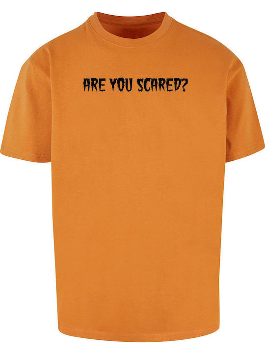 Halloween Tricou Ești Speriat Portocaliu Uitata