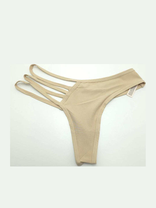 Dyana Γυναικεία String 3Pack Μπεζ
