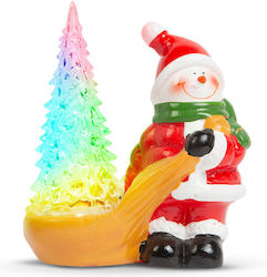 Led Rgb Christmas Decoration Snowman 13 X 7 X 15 Cm