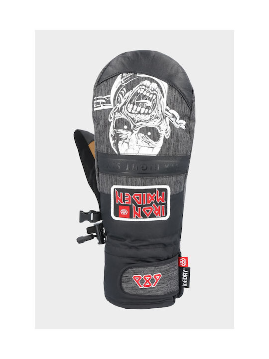 686 Mittens Ανδρικά Γάντια Σκι & Snowboard Μαύρα
