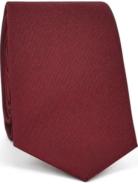 Venturi Men's Tie in Burgundy Color