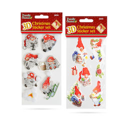3d Sticker Set Christmas 2 Types