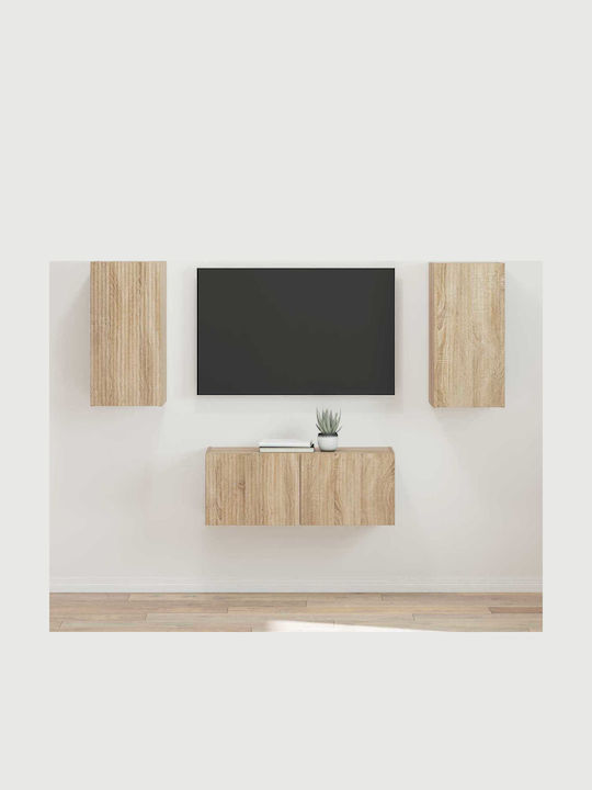 Living Room TV Unit Sonoma Oak L78.5xW31xH30cm