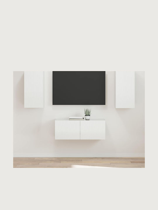 Living Room TV Unit White L78.5xW31xH30cm