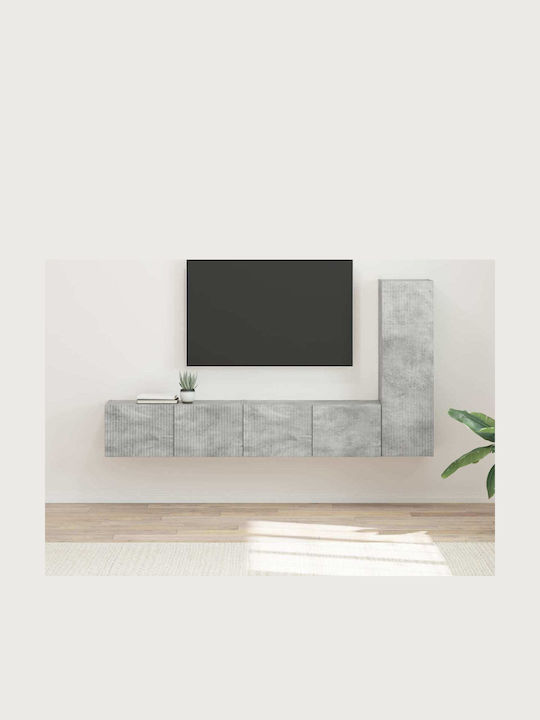 Living Room TV Unit Grey L30xW31xH100cm