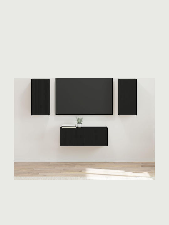 Living Room TV Unit Black L98xW31xH29.5cm