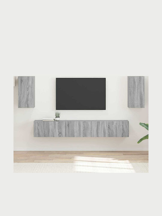 Living Room TV Unit Gray Sonoma L30xW31xH60cm