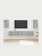 Wohnzimmer TV-Einheit Gray Sonoma L30xB31xH60cm