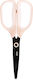 Deli Scissors 17.5cm with Plastic Blade Pink An...