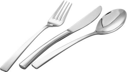 GTSA Contour Σετ Κουτάλια Φρούτου Μεταλλικά Ασημί 20.3cm 12τμχ