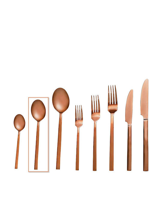 Espiel Divine Fruit Spoon Set Stainless Steel Brown 18.2cm 6 Pieces
