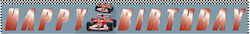 Next Race Car Banner for Party 6 Pieces 13cm