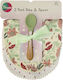 Dreams by Joyce Waterproof Bib Silicone with Bu...