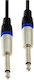 Cablu 6,3 mm de sex masculin - 6,3 mm de sex masculin 10m Argintiu (01.037.0336)
