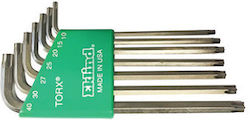 Set Tx Profile Hex Keys Hole End In Plastic Holder Size Tx10-tx40 7 Pieces