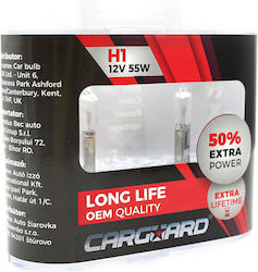 Set 1 Set 2 Lămpi Auto Halogen H1 55W +50% Intensitate Durată Lungă Carguard Set 1 Set 2 Lămpi Auto Halogen H1 55W +50% Intensitate Durată Lungă Carguard