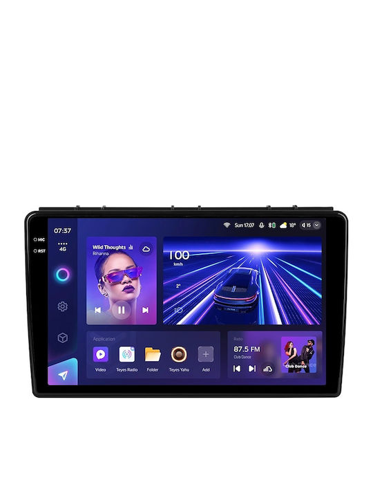Teyes Cc3 2k Car Navigation Saab 9-3 2007-2014 4+32GB 9.5" QLED Octa-Core 2GHz Android 4G Bluetooth 5.1 DSP