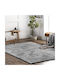 Saray Home Deluxe Anti-slip Rug Rectangular Furry Gray