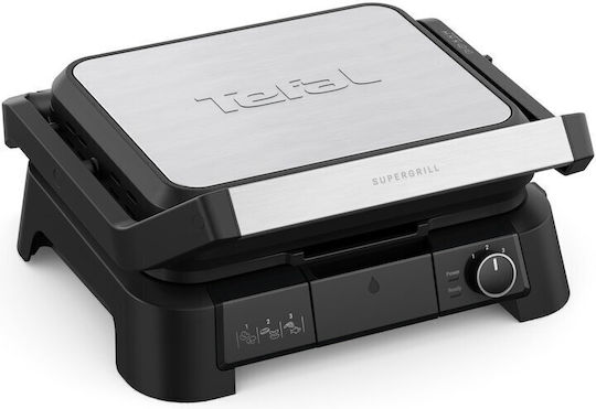 Tefal Supergrill Sandwich Maker Grill cu Plăci Detasabile 2000W Neagră