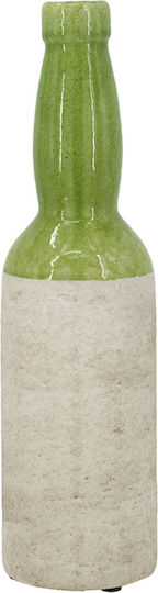 Artekko Decorative Vase Candia Green 9.5x9.5x35cm