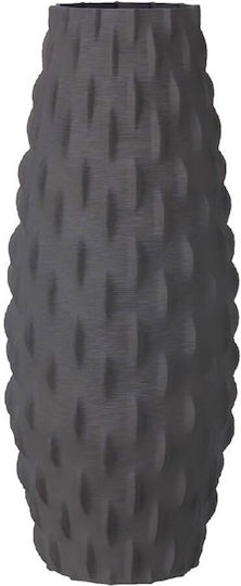 InTheBox Διακοσμητικό Βάζο Κεραμικό Vesse Γκρι Φ17xΥ41cm