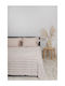 Viokarpet Coverlet Single Natural 170x240cm