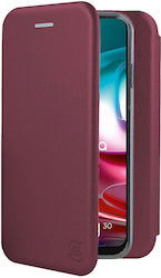 Case Motorola Moto G30 Book Type Magnetic Closure Gekko Elegance Plum