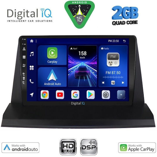 Digital IQ Ηχοσύστημα Αυτοκινήτου για Lexus NX 2014-2022 (Bluetooth/USB/WiFi/GPS/Apple-Carplay/Android-Auto) με Οθόνη Αφής 9"