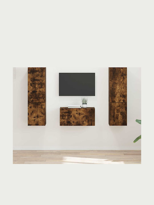 Living Room TV Unit Smoked Oak L30xW31xH60cm