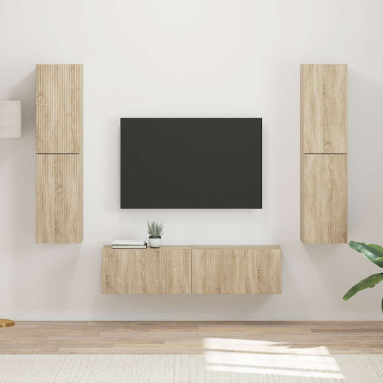 Животно помещение ТВ единица Sonoma Oak с Осветление Д30xШ31xВ60бр