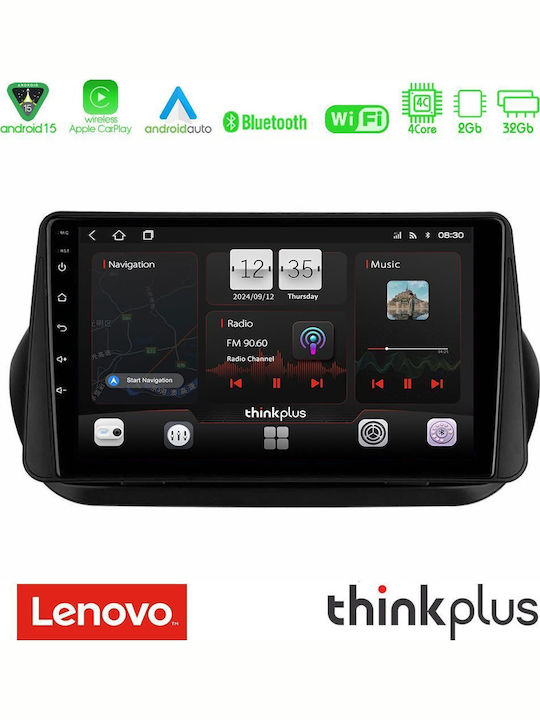 Lenovo Автомобилна Аудио Система (Блутут/USB/AUX/WiFi/GPS/Apple-Carplay/Android-Auto) с Тъчскрийн 9"