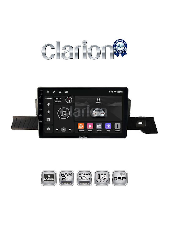 Clarion Auto-Audiosystem für Citroen C3 (Bluetooth/USB/WiFi/GPS/Apple-Carplay/Android-Auto)