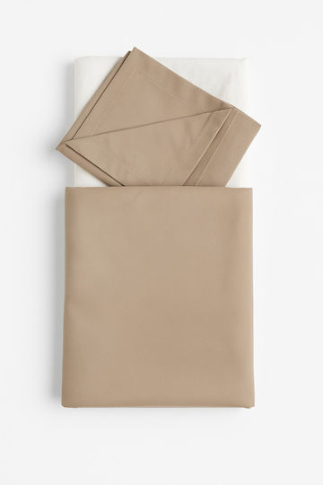 Beboulino Baby Bettlaken Braun 100x180cm