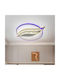 Alista Home Ceiling Mount Light White with Integrated LED and Remote Control