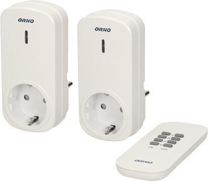 Orno Smart Единично гнездо с Дистанционно управление и Кабел 25м 2бр