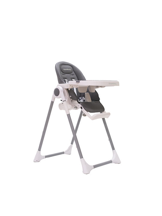 Onna Ivolia Foldable Baby Highchair 2 in 1 with Adjustable Height Gray