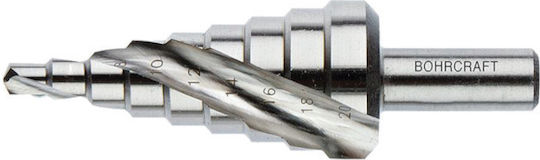 Step Drill Helical Grooves Size 4.0-39.0